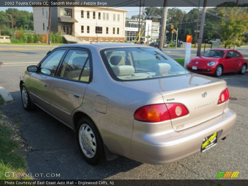 Sandrift Metallic / Pebble Beige 2002 Toyota Corolla CE