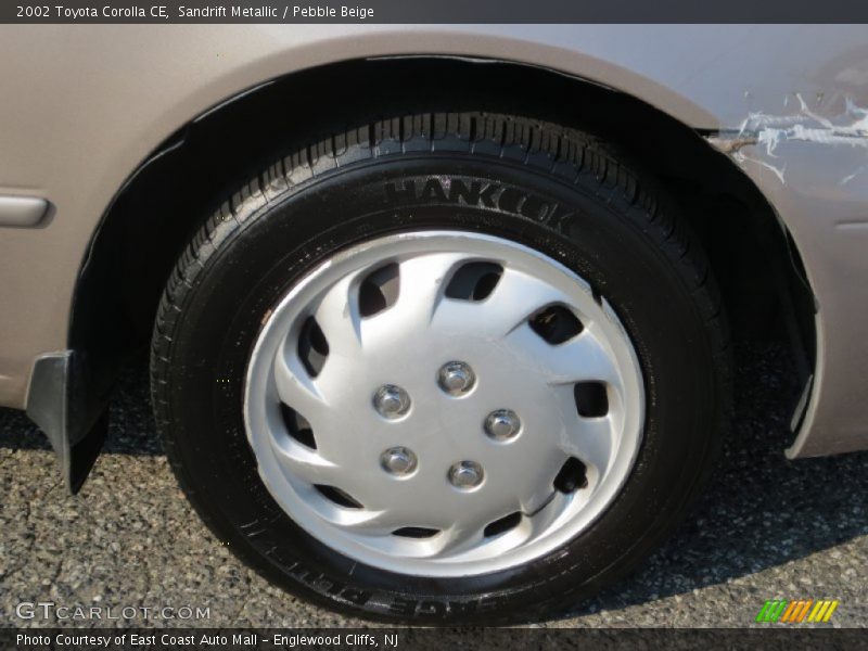 Sandrift Metallic / Pebble Beige 2002 Toyota Corolla CE