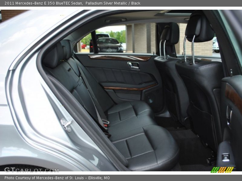 Palladium Silver Metallic / Black 2011 Mercedes-Benz E 350 BlueTEC Sedan