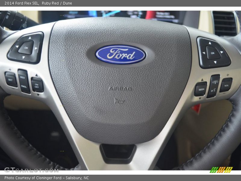 Ruby Red / Dune 2014 Ford Flex SEL