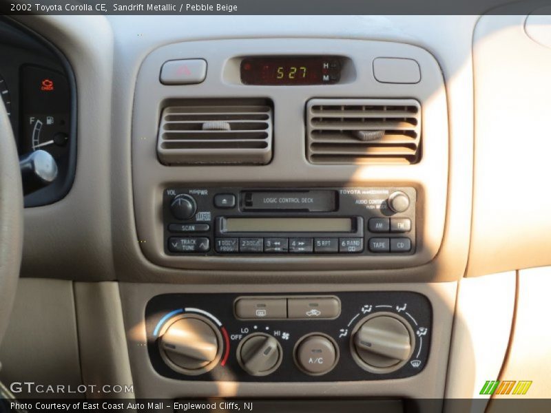 Sandrift Metallic / Pebble Beige 2002 Toyota Corolla CE