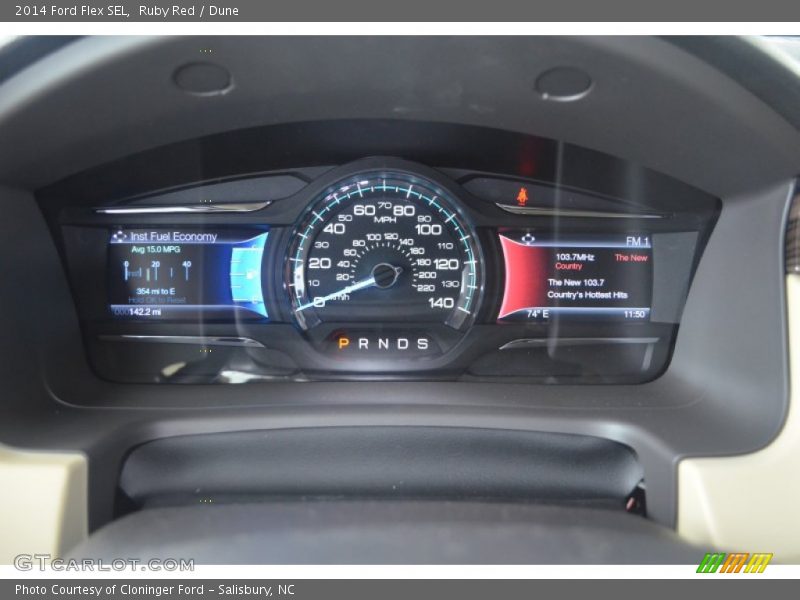 Ruby Red / Dune 2014 Ford Flex SEL