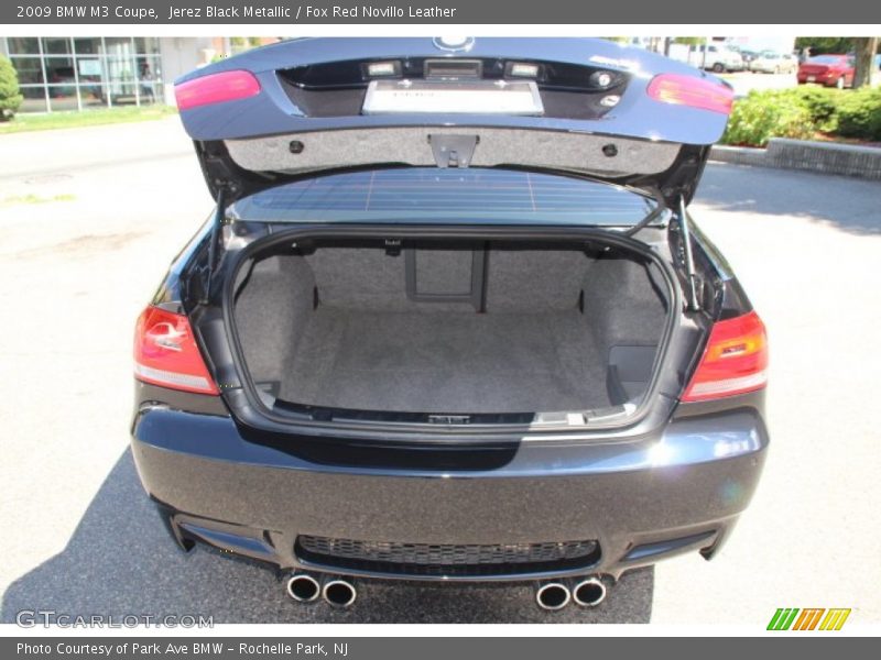 Jerez Black Metallic / Fox Red Novillo Leather 2009 BMW M3 Coupe