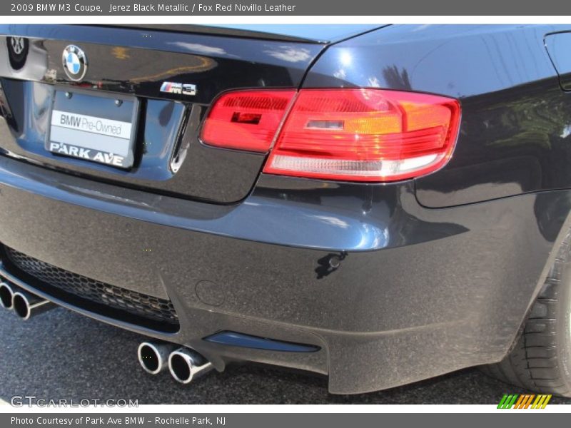 Jerez Black Metallic / Fox Red Novillo Leather 2009 BMW M3 Coupe