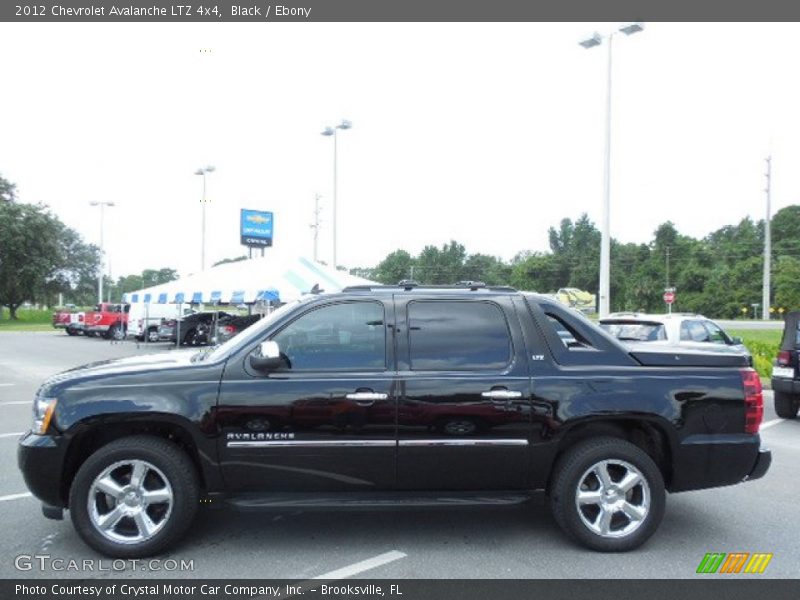 Black / Ebony 2012 Chevrolet Avalanche LTZ 4x4
