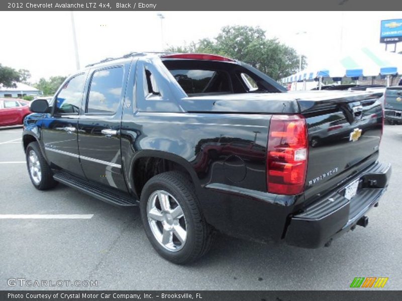 Black / Ebony 2012 Chevrolet Avalanche LTZ 4x4