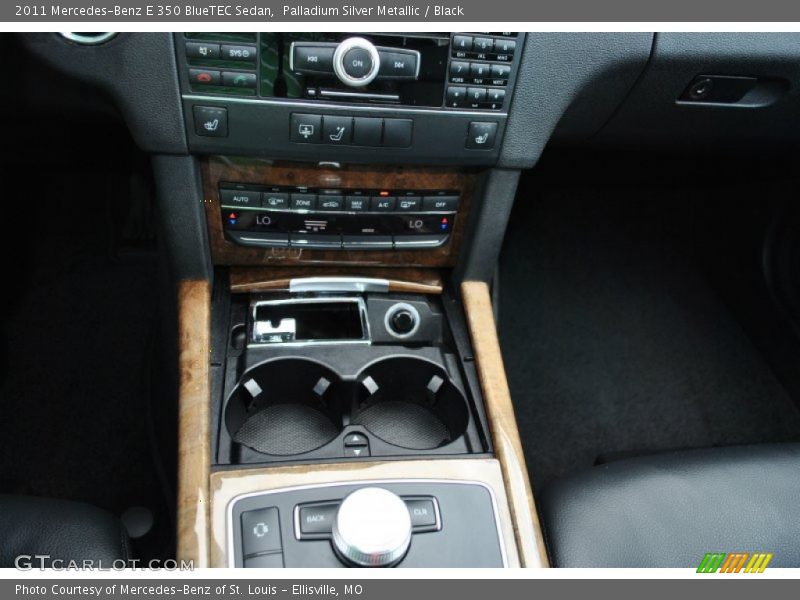 Palladium Silver Metallic / Black 2011 Mercedes-Benz E 350 BlueTEC Sedan