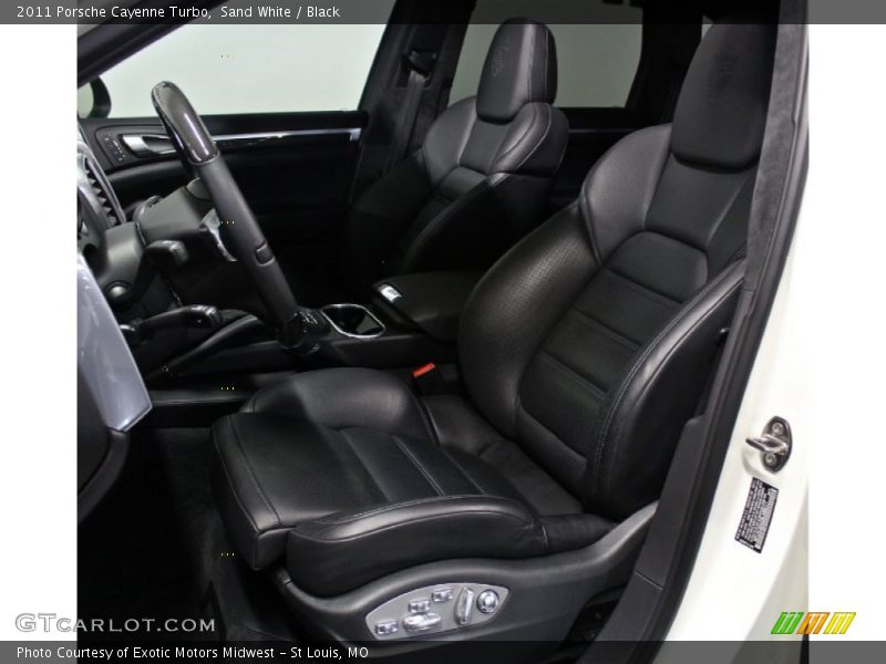 Front Seat of 2011 Cayenne Turbo