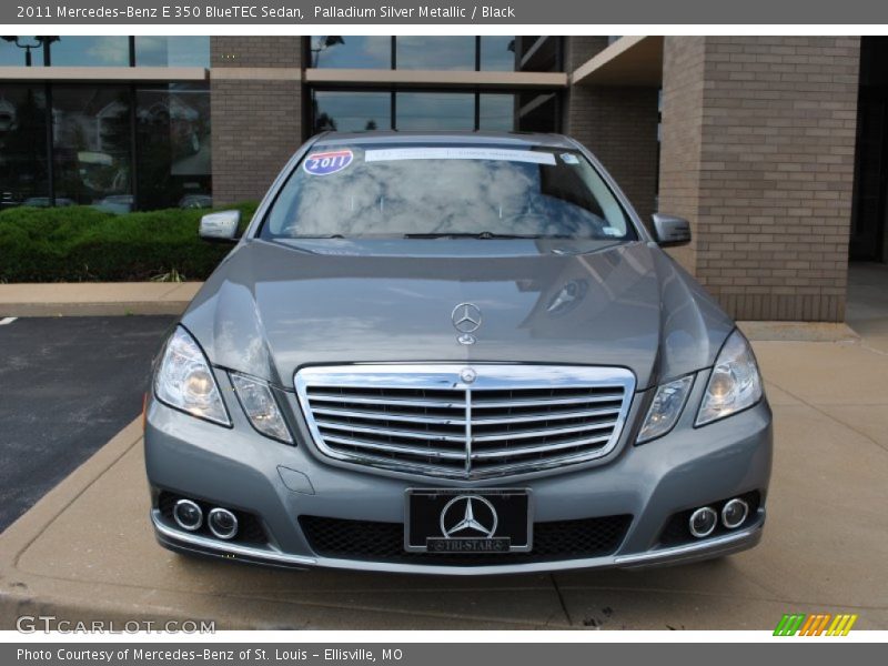 Palladium Silver Metallic / Black 2011 Mercedes-Benz E 350 BlueTEC Sedan