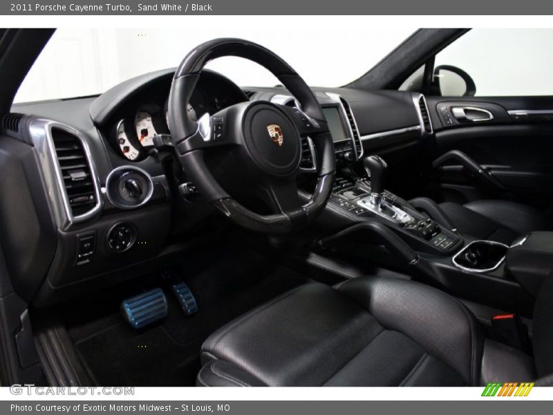 Black Interior - 2011 Cayenne Turbo 