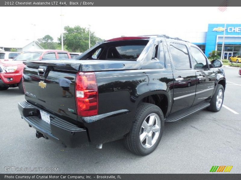 Black / Ebony 2012 Chevrolet Avalanche LTZ 4x4