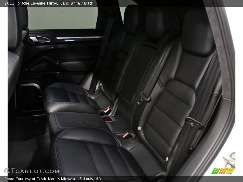 Rear Seat of 2011 Cayenne Turbo