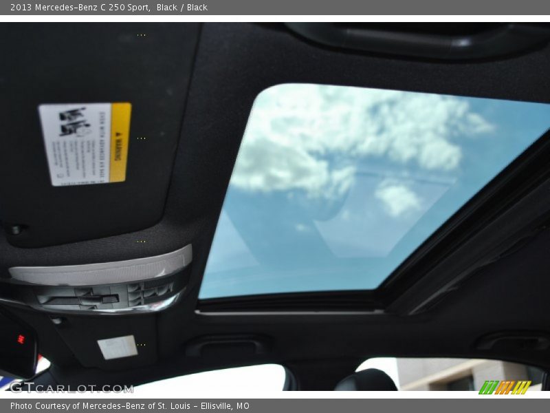 Black / Black 2013 Mercedes-Benz C 250 Sport