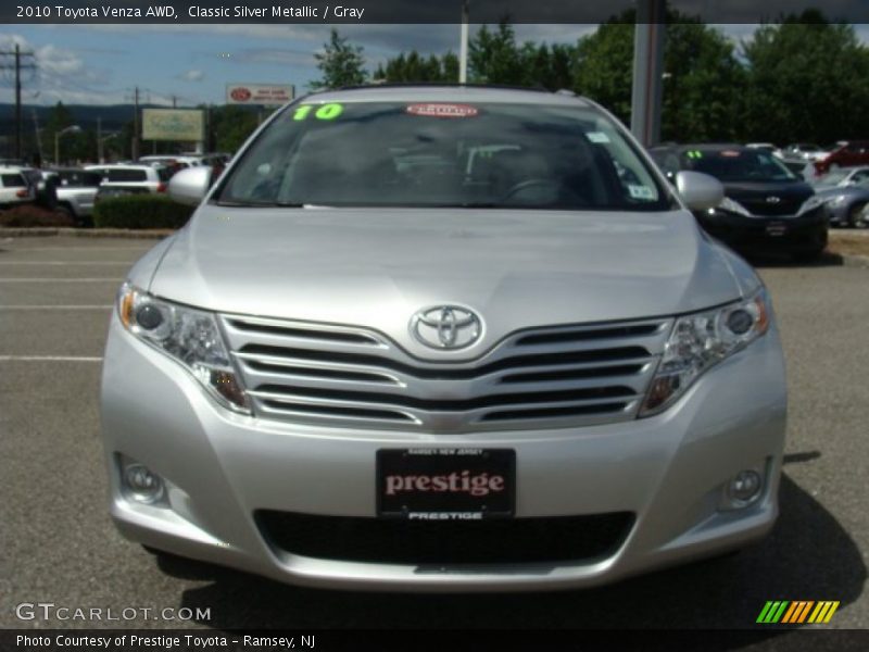 Classic Silver Metallic / Gray 2010 Toyota Venza AWD