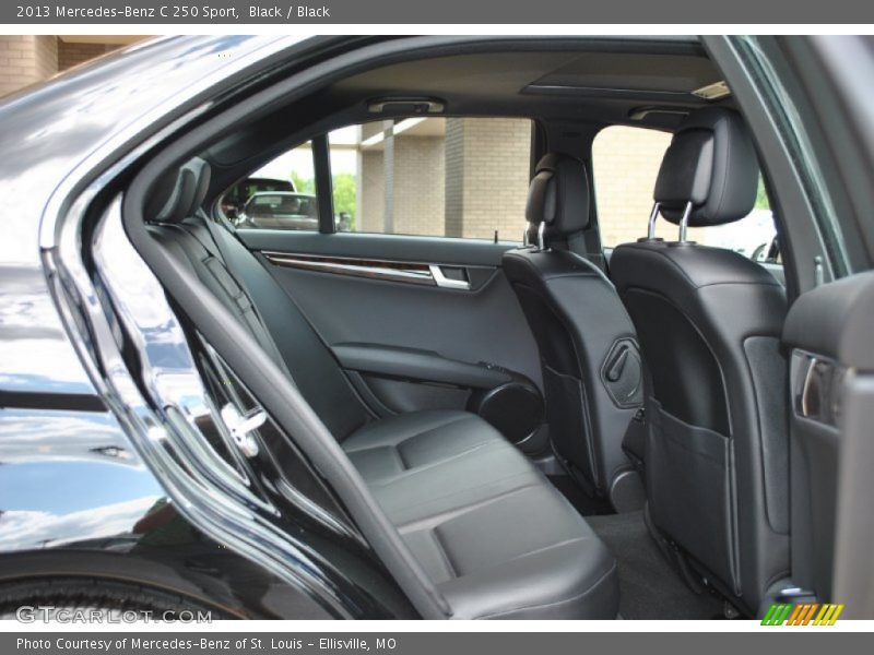 Black / Black 2013 Mercedes-Benz C 250 Sport