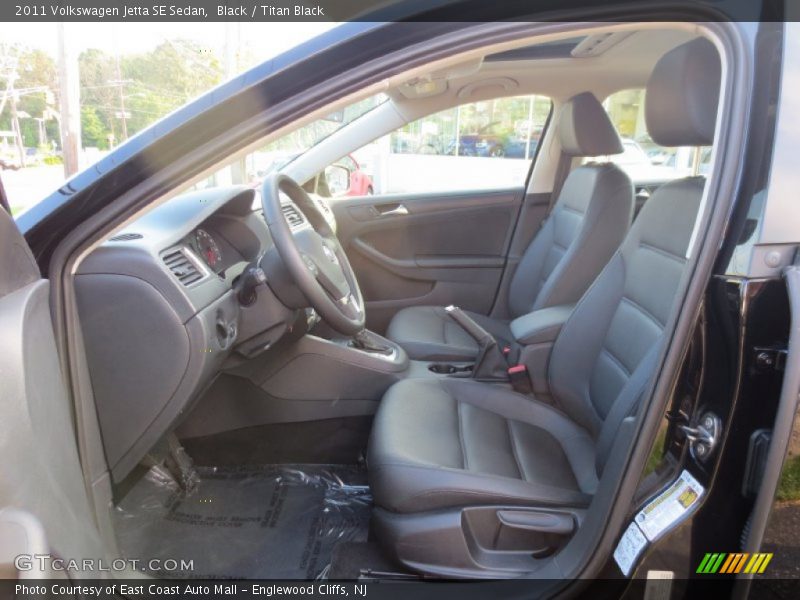 Black / Titan Black 2011 Volkswagen Jetta SE Sedan
