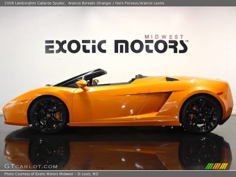 Arancio Borealis (Orange) / Nero Perseus/Arancio Leonis 2008 Lamborghini Gallardo Spyder