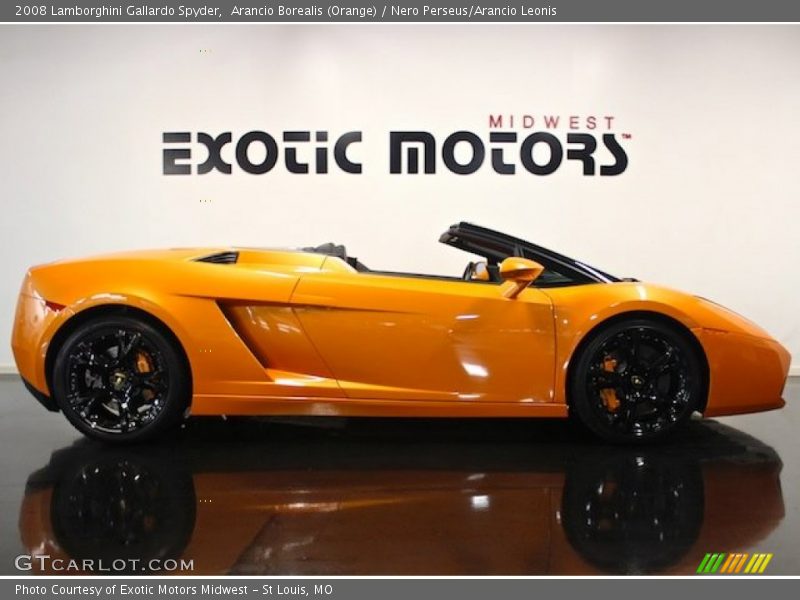 Arancio Borealis (Orange) / Nero Perseus/Arancio Leonis 2008 Lamborghini Gallardo Spyder