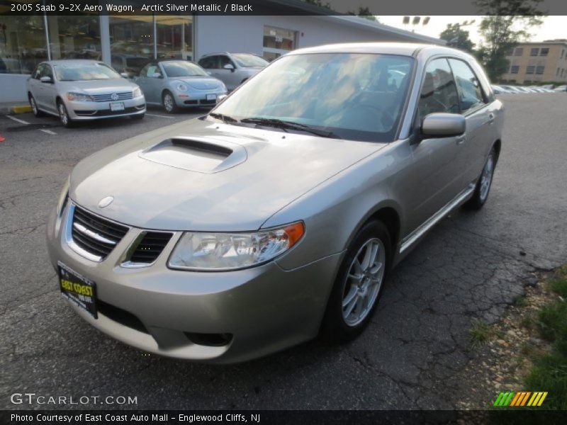 Arctic Silver Metallic / Black 2005 Saab 9-2X Aero Wagon