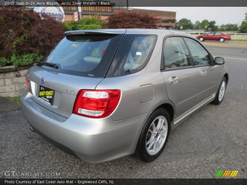 Arctic Silver Metallic / Black 2005 Saab 9-2X Aero Wagon