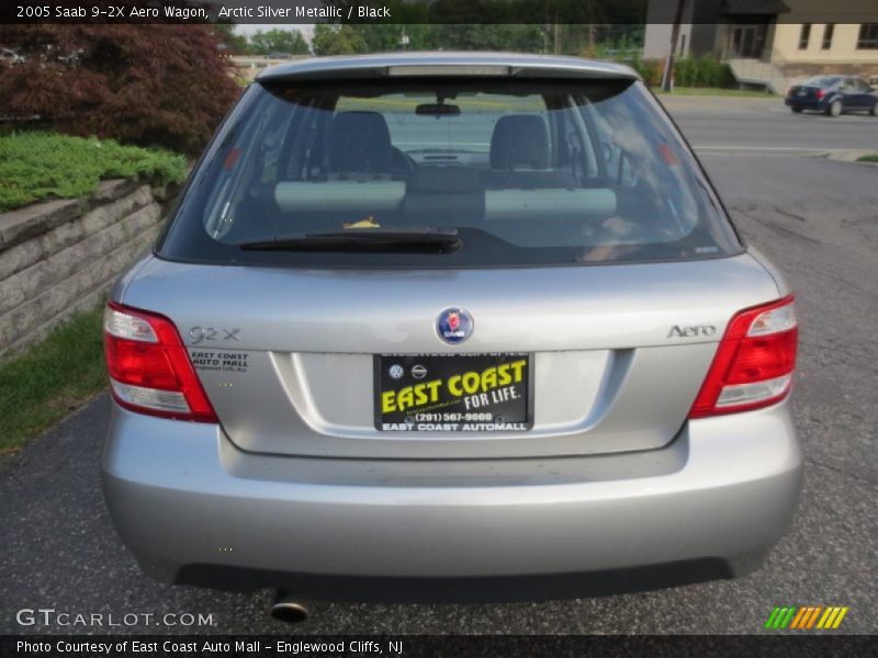 Arctic Silver Metallic / Black 2005 Saab 9-2X Aero Wagon