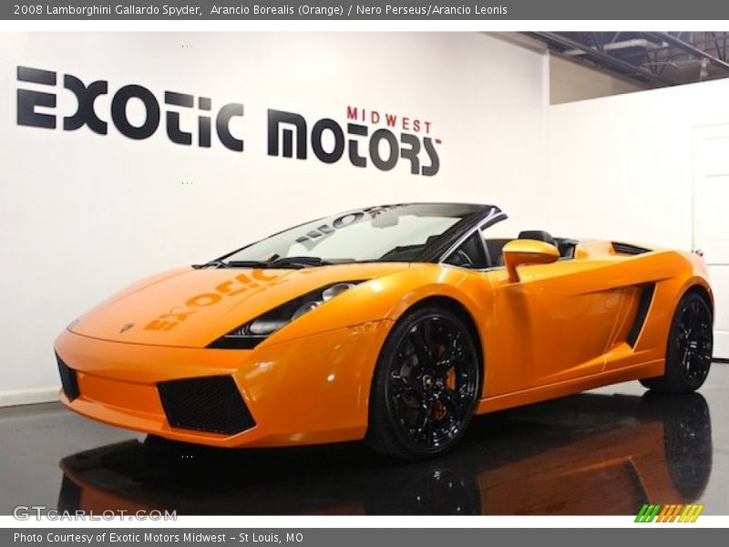 Arancio Borealis (Orange) / Nero Perseus/Arancio Leonis 2008 Lamborghini Gallardo Spyder
