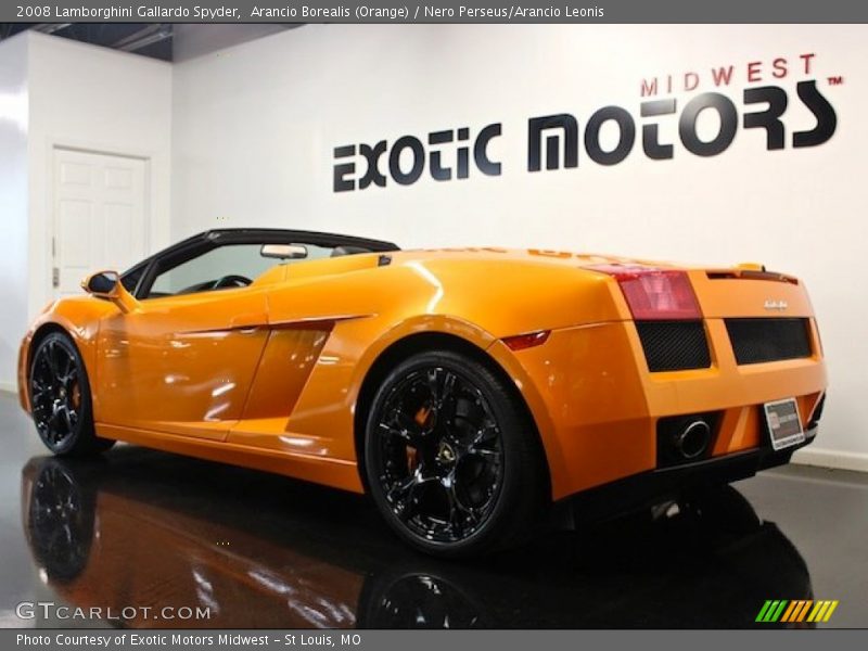 Arancio Borealis (Orange) / Nero Perseus/Arancio Leonis 2008 Lamborghini Gallardo Spyder