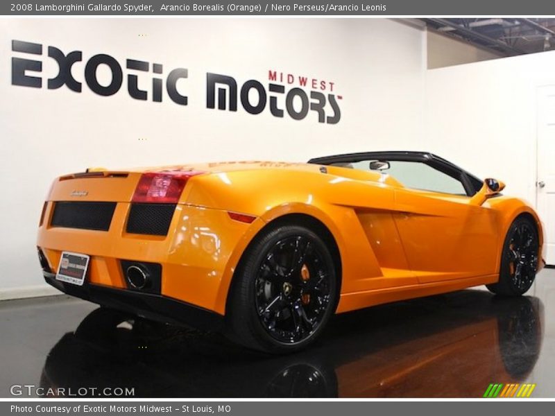 Arancio Borealis (Orange) / Nero Perseus/Arancio Leonis 2008 Lamborghini Gallardo Spyder