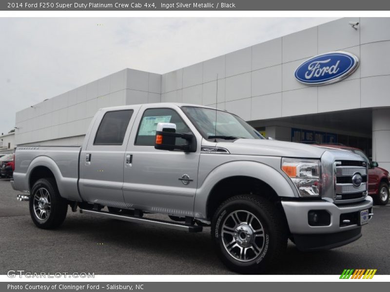  2014 F250 Super Duty Platinum Crew Cab 4x4 Ingot Silver Metallic