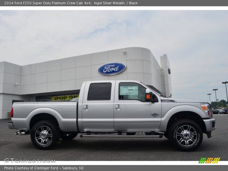  2014 F250 Super Duty Platinum Crew Cab 4x4 Ingot Silver Metallic