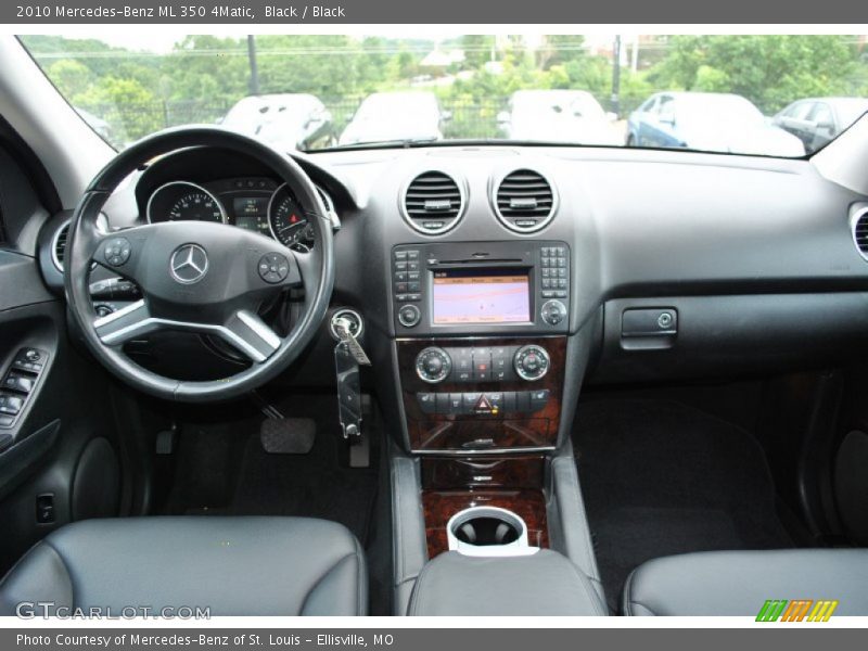 Black / Black 2010 Mercedes-Benz ML 350 4Matic