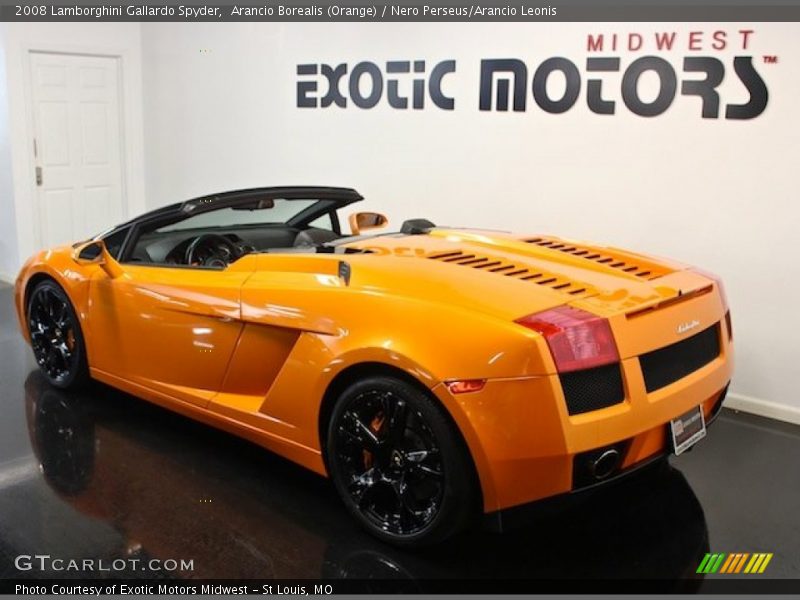 Arancio Borealis (Orange) / Nero Perseus/Arancio Leonis 2008 Lamborghini Gallardo Spyder