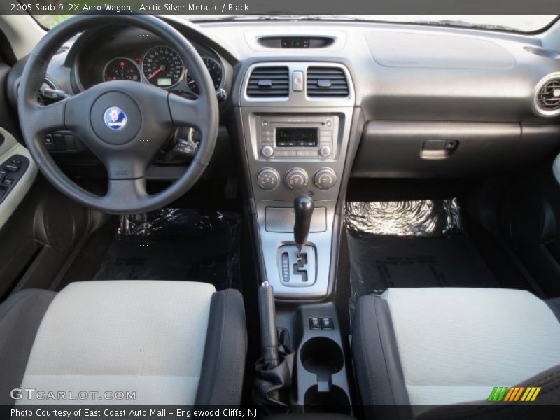 Arctic Silver Metallic / Black 2005 Saab 9-2X Aero Wagon