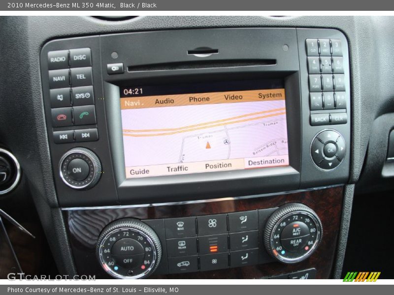 Black / Black 2010 Mercedes-Benz ML 350 4Matic
