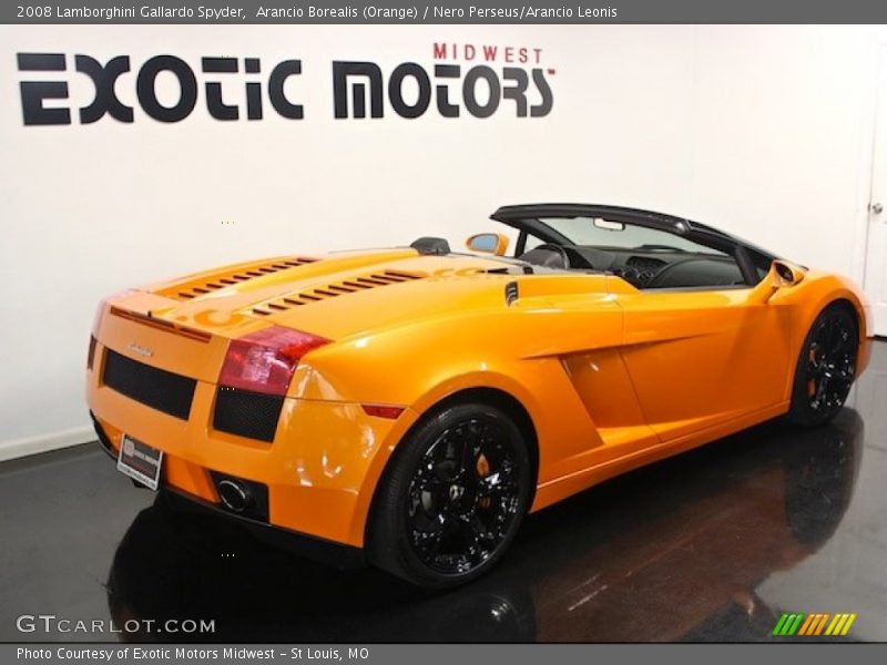 Arancio Borealis (Orange) / Nero Perseus/Arancio Leonis 2008 Lamborghini Gallardo Spyder