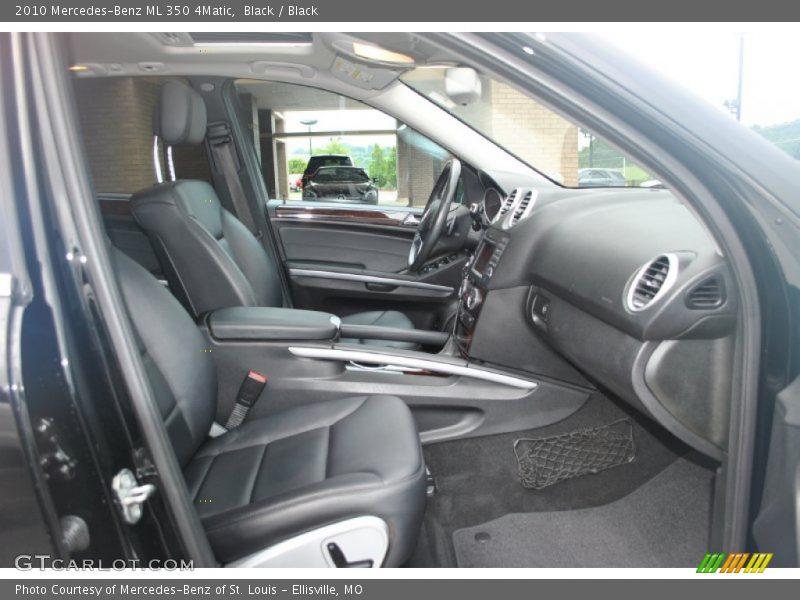 Black / Black 2010 Mercedes-Benz ML 350 4Matic