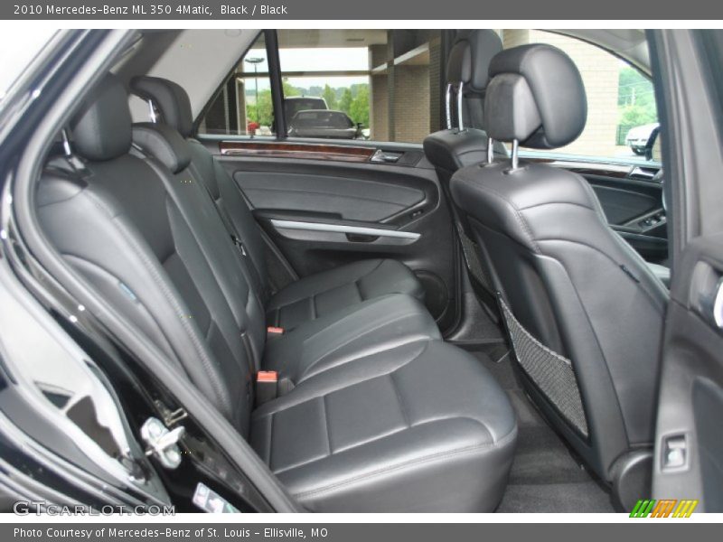 Black / Black 2010 Mercedes-Benz ML 350 4Matic