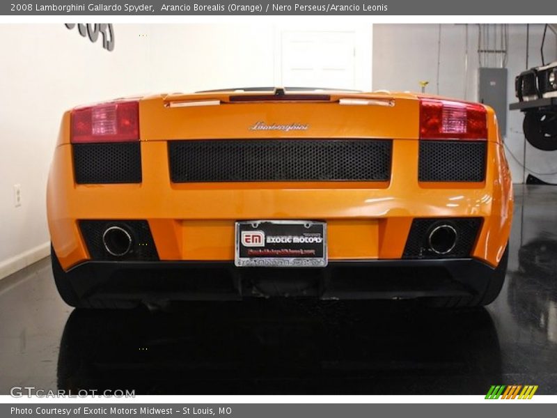Arancio Borealis (Orange) / Nero Perseus/Arancio Leonis 2008 Lamborghini Gallardo Spyder