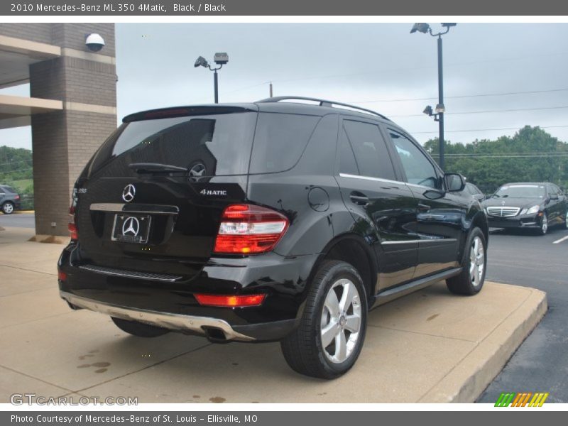 Black / Black 2010 Mercedes-Benz ML 350 4Matic