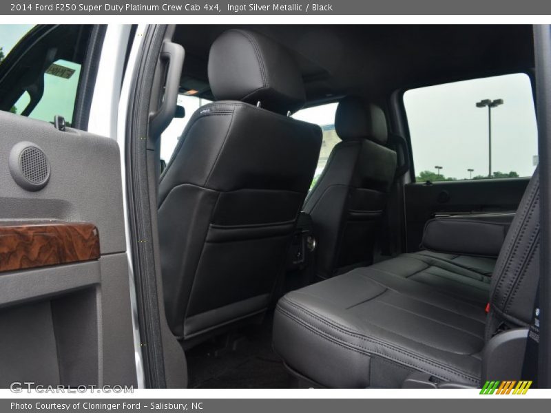 Ingot Silver Metallic / Black 2014 Ford F250 Super Duty Platinum Crew Cab 4x4