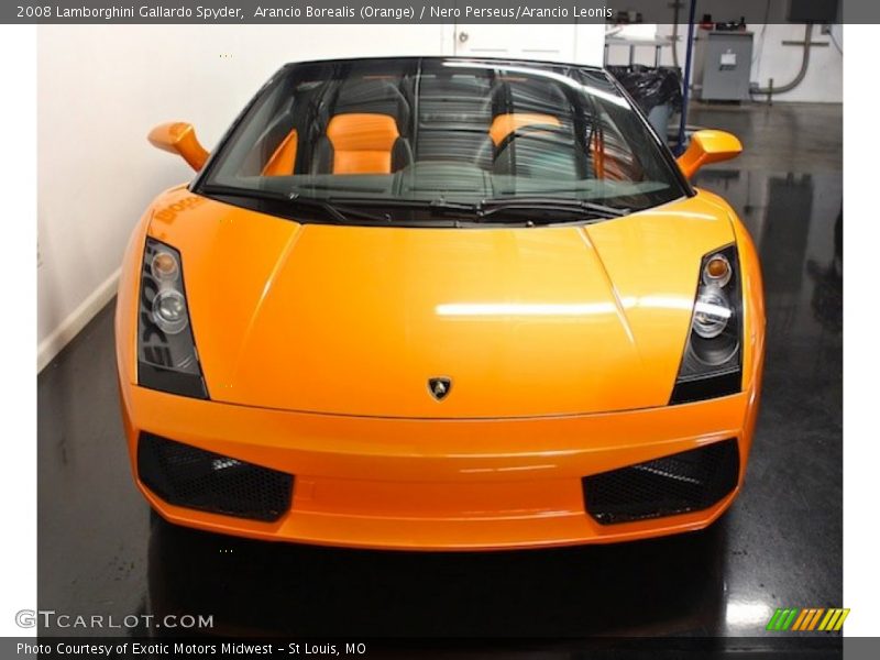 Arancio Borealis (Orange) / Nero Perseus/Arancio Leonis 2008 Lamborghini Gallardo Spyder