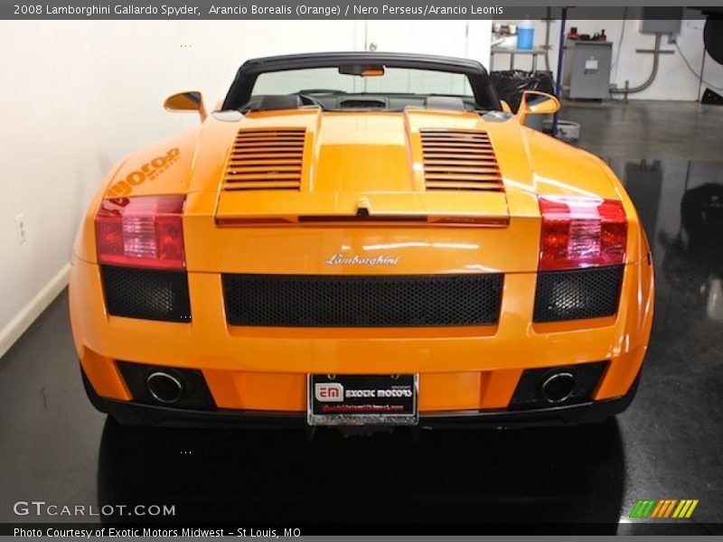 Arancio Borealis (Orange) / Nero Perseus/Arancio Leonis 2008 Lamborghini Gallardo Spyder