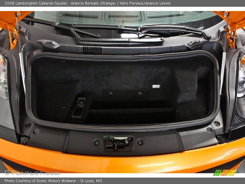  2008 Gallardo Spyder Trunk