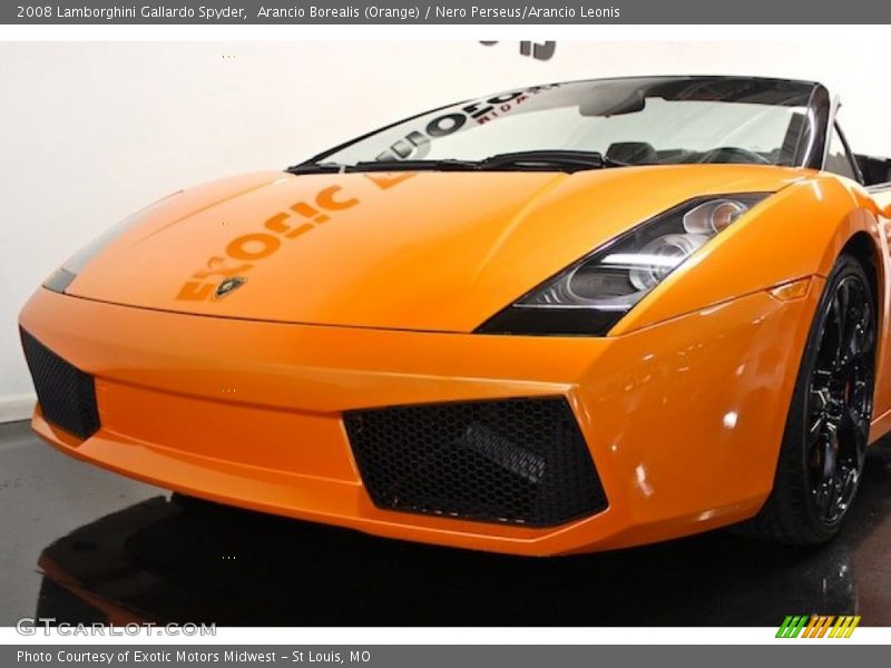 Arancio Borealis (Orange) / Nero Perseus/Arancio Leonis 2008 Lamborghini Gallardo Spyder
