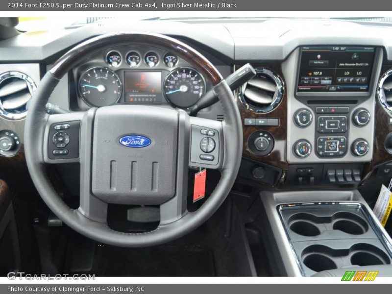 Dashboard of 2014 F250 Super Duty Platinum Crew Cab 4x4