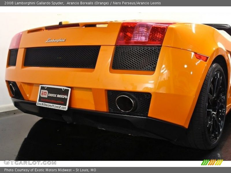 Arancio Borealis (Orange) / Nero Perseus/Arancio Leonis 2008 Lamborghini Gallardo Spyder