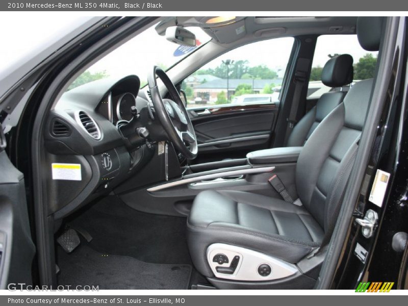 Black / Black 2010 Mercedes-Benz ML 350 4Matic