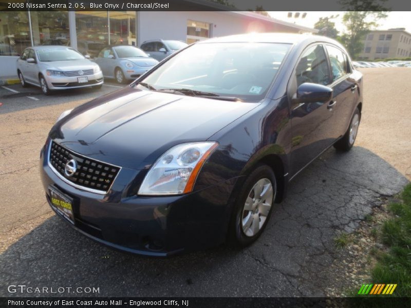 Blue Onyx / Charcoal/Steel 2008 Nissan Sentra 2.0 S