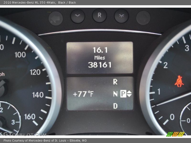 Black / Black 2010 Mercedes-Benz ML 350 4Matic