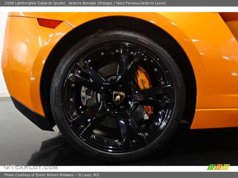 Arancio Borealis (Orange) / Nero Perseus/Arancio Leonis 2008 Lamborghini Gallardo Spyder